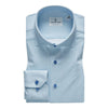 Emanuel Berg - Byron - Chemise manches longues unie Albini 4Flex - Modern Fit - Bleu pâle - LE CAPITAINE D'A BORD