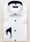 ETERNA - Chemise manches longues Modern Fit - Blanc - LE CAPITAINE D'A BORD - 1