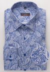 ETERNA - Chemise paisley manches longues Modern Fit - LE CAPITAINE D'A BORD