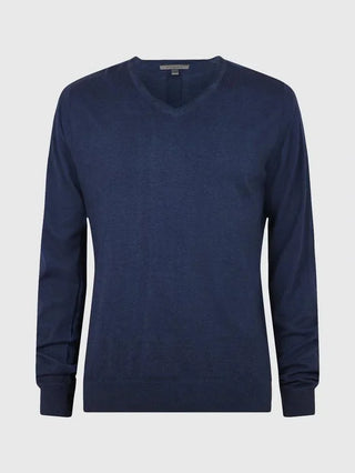 John Varvatos - Drew Chandail Col V de Coton et Soie - LE CAPITAINE D'A BORD