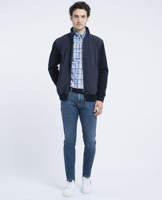 Paul & Shark - Cardigan de nylon avec manches en tricot - LE CAPITAINE D'A BORD