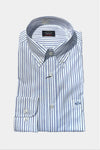 Paul & Shark - Chemise de coton poplin à rayures - LE CAPITAINE D'A BORD