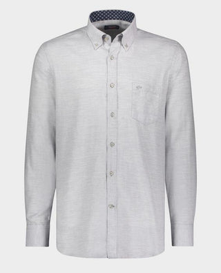 Paul & Shark - Chemise de flanelle unie - LE CAPITAINE D'A BORD