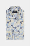 Paul & Shark - Chemise manches longues florale de coton poplin - J Fit - LE CAPITAINE D'A BORD