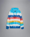 Paul & Shark - Hoody de coton rayé Tie & Dye - LE CAPITAINE D'A BORD