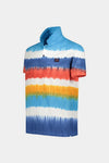 Paul & Shark - Polo de coton rayé Tie & Dye - LE CAPITAINE D'A BORD