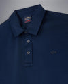 Paul & Shark - Polo uni manches courtes à col chemise - LE CAPITAINE D'A BORD