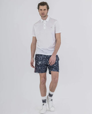 Paul & Shark - Polo uni manches courtes à col chemise - LE CAPITAINE D'A BORD