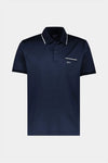 Paul & Shark - Polo uni manches courtes coton piqué avec bordures contrastées - LE CAPITAINE D'A BORD