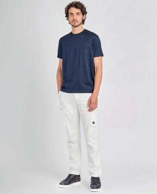 Paul & Shark - T-shirt uni coton mercerisé avec poche - LE CAPITAINE D'A BORD