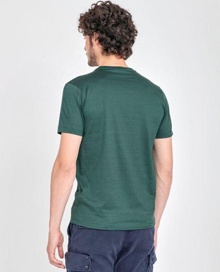 Paul & Shark - T-shirt uni coton mercerisé avec poche - LE CAPITAINE D'A BORD