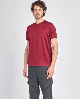 Paul & Shark - T-shirt uni coton mercerisé avec poche - LE CAPITAINE D'A BORD
