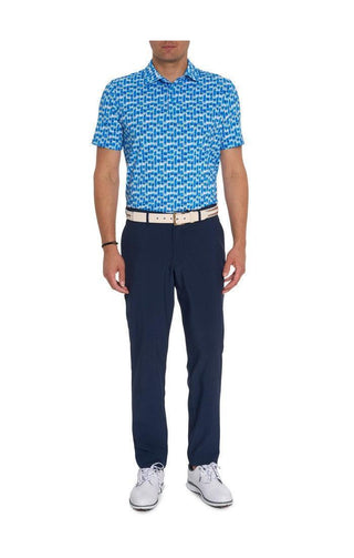 Robert Graham - Polo manches courtes performance Tequila Sunrise - LE CAPITAINE D'A BORD